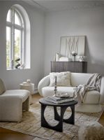 Billede af Bloomingville Neel Loungestol H: 74 cm - Natur Bouclé