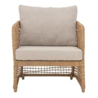 Billede af Bloomingville Penzano Loungestol H: 70 cm - Natur Flettet Polyrattan