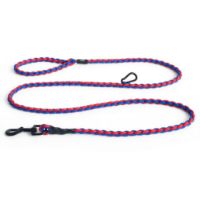 Billede af HAY Dogs Leash Braided Adjustable L: 160 cm  M/L - Blue/Red