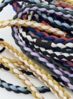 Billede af HAY Dogs Leash Braided Adjustable L: 160 cm  M/L - Pink/Black