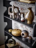 Billede af Bloomingville Savoya Hylde H: 140 cm - Sort Fyrretræ