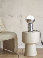 Billede af Bloomingville Spike Bordlampe H: 32 cm - Sølv/Metal