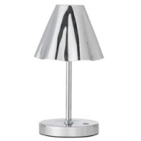 Billede af Bloomingville Lianna Genopladelig Transportable Lampe H: 28 cm -Sølv/Metal