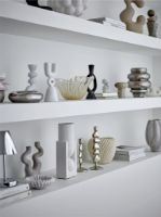 Billede af Bloomingville Lianna Genopladelig Transportable Lampe H: 28 cm -Sølv/Metal