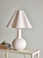 Billede af Bloomingville Heide Bordlampe H: 60 cm - Hvid/Stentøj