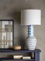 Billede af Bloomingville Gadiela Gulvlampe H: 90 cm - Blå/Stentøj