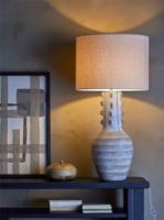 Billede af Bloomingville Gadiela Gulvlampe H: 90 cm - Blå/Stentøj