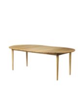Billede af FDB Møbler C62E Spisebord m. Udtræk inkl. 2 Stk. Tillægsplader 115x115 cm - Olieret Eg