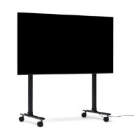 Billede af Pedestal Plate Straight Rollin' TV Stativ 107x80 cm - Charcoal