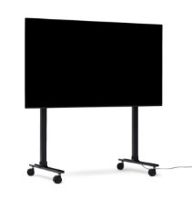 Billede af Pedestal Plate Straight Rollin' TV Stativ 107x80 cm - Charcoal