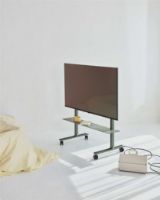 Billede af Pedestal Plate Straight Rollin' TV Stativ 107x80 cm - Mossy Green 