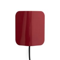 Billede af HAY Apex Væglampe H: 16 cm - Stål/Maroon Red
