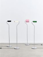 Billede af HAY Apex Gulvlampe H: 110 cm - Stål/Luis Pink