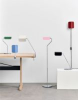 Billede af HAY Apex Gulvlampe H: 110 cm - Stål/Luis Pink