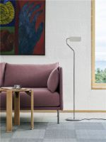 Billede af HAY Apex Gulvlampe H: 110 cm - Stål/Oyster White
