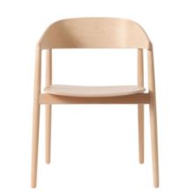 Billede af Andersen Furniture AC2 Stol  H: 74 cm - Bøg/Hvidpigmenteret Lak