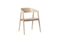 Billede af Andersen Furniture AC2 Stol  H: 74 cm - Bøg/Hvidpigmenteret Lak