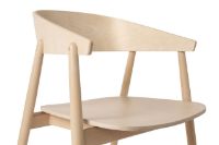 Billede af Andersen Furniture AC2 Stol  H: 74 cm - Bøg/Hvidpigmenteret Lak