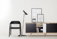 Billede af Andersen Furniture AC2 Stol  H: 74 cm - Bøg Sort/Sort Læder 