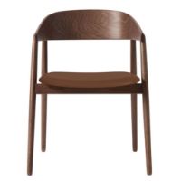 Billede af Andersen Furniture AC2 Stol  H: 74 cm - Bøg Røget Lak/Brun Læder