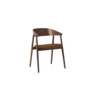 Billede af Andersen Furniture AC2 Stol  H: 74 cm - Bøg Røget Lak/Brun Læder