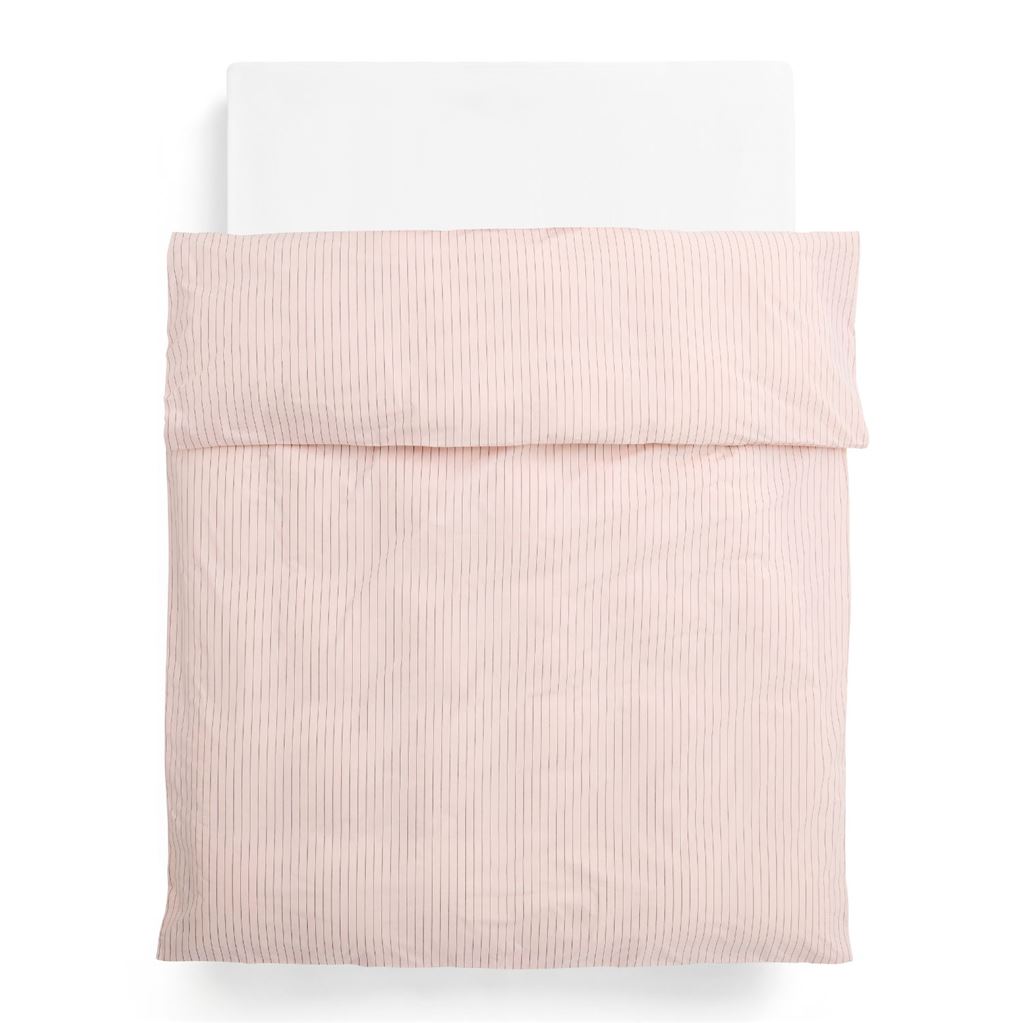 Billede af HAY Fineline Duvet Cover 140x200 cm - Soft Pink