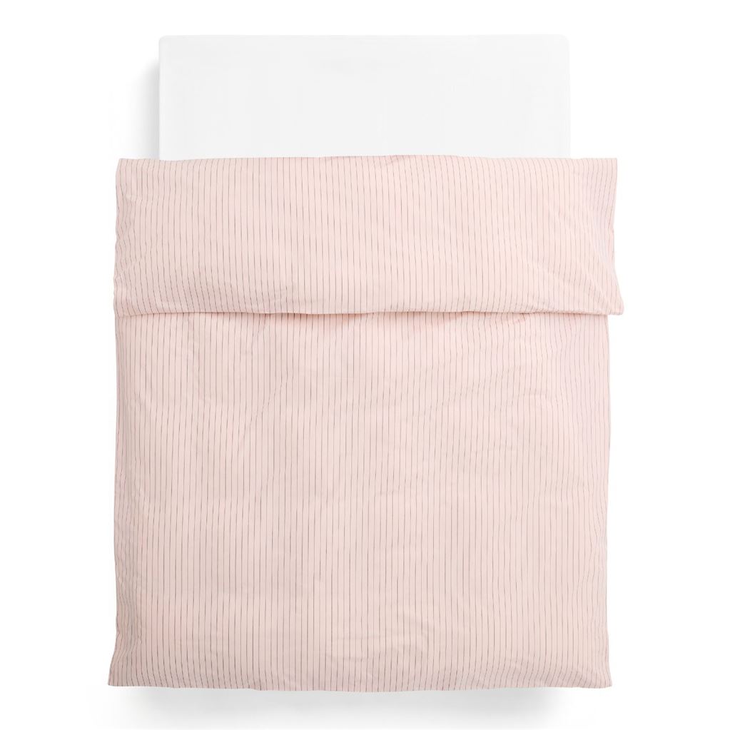 Billede af HAY Fineline Duvet Cover 140x220 cm - Soft Pink