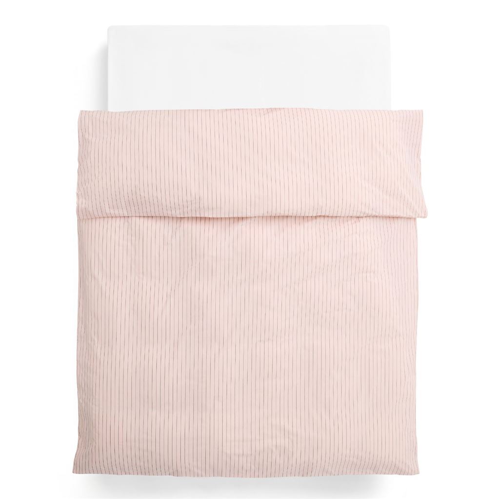 Billede af HAY Fineline Duvet Cover 155x220 cm - Soft Pink