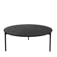 Billede af Please Wait To Be Seated Savoye Sofabord Lav H: 35 cm Ø: 90 cm Keramisk Top - Sort
