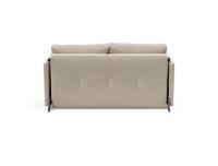 Billede af Innovation Living Cubed Sovesofa m. Armlæn L: 140 cm - Blida Sand Grey/Mat Sort