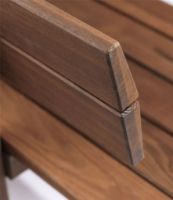 Billede af FDB Møbler M16 Ermelunden Bænk med ryg SH: 43 cm - Termoask/Olieret 