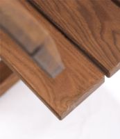 Billede af FDB Møbler M16 Ermelunden Bænk med ryg SH: 43 cm - Termoask/Olieret 