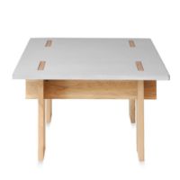 Billede af Eberhart Furniture Arnold H: 38 cm - Light Concrete / Light Oak