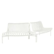 Billede af HAY Palissade Park Dining Bench Out-Out Starter Set/Set Of 2 L: 275,5 cm - Cream White 