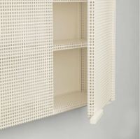 Billede af Kristina Dam Studio Grid Wall Cabinet 60x60 cm - Beige OUTLET