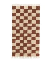 Billede af Ferm Living Mara Washable Tæppe 90x150 cm - Rust/Warm Sand