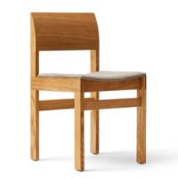 Billede af Form & Refine Sonder Chair m. Polstring  H: 79 cm - Naturolieret Eg/Hallingdal