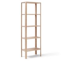 Billede af Form & Refine Leaf Shelf 0,5x5 H: 162 cm - Hvidolieret Eg