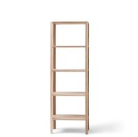 Billede af Form & Refine Leaf Shelf 0,5x5 H: 162 cm - Hvidolieret Eg