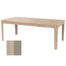 Billede af Skovby SM27 Spisebord inkl. 3 Tillægsplader L: 205-358 cm - Hvidolieret Eg/Muskat Laminat