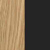 Billede af Skovby SM27 Spisebord inkl. 3Tillægsplader L. 205-358 cm - Massiv Naturolieret Eg/Sort nanolaminat