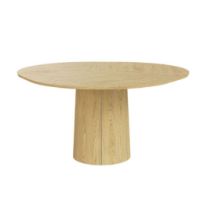 Billede af Skovby SM33 Spisebord inkl. 3 stk. Tillægsplader Ø: 123-149 cm - Lakeret Eg
