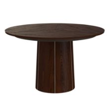 Billede af Skovby SM33 Spisebord inkl. 3 stk. Tillægsplader Ø: 123-149 cm - Lakeret Valnød