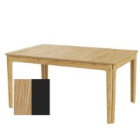 Billede af Skovby SM26 Spisebord inkl. 3 stk. Tillægsplader L: 155-308 cm - Naturolieret Eg/Sort Laminat