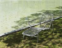 Billede af Normann Copenhagen Outdoor Vig Chaiselong Solvogn L: 141 cm - Grå