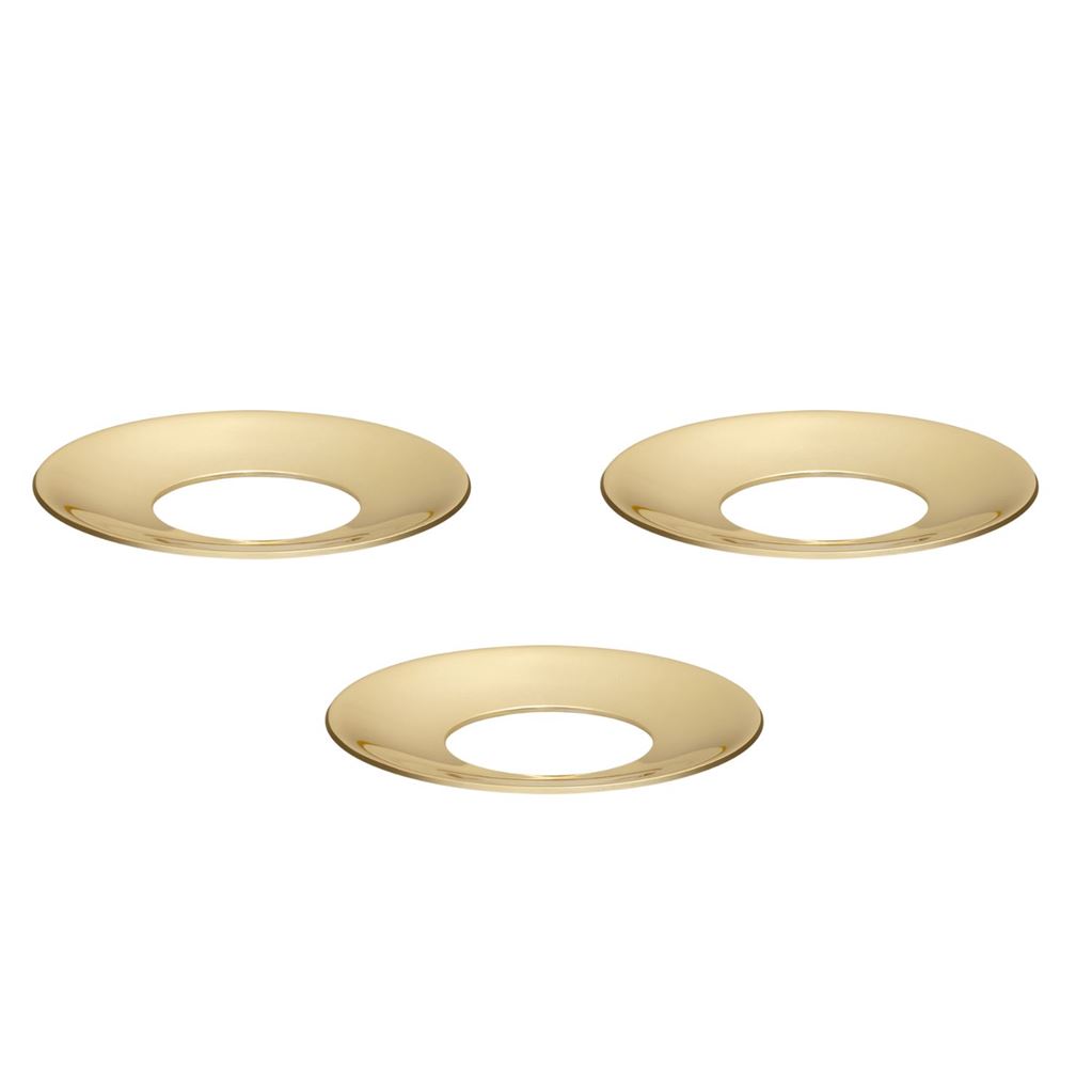 Billede af STOFF Nagel Candle Holder Cuff 3 stk. Ø: 2,85 cm - Solid Brass