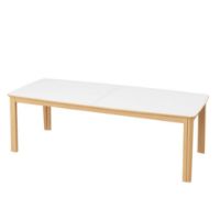 Billede af Skovby SM108 Spisebord L: 238-391 cm - Naturolieret Eg/Hvid Laminat 