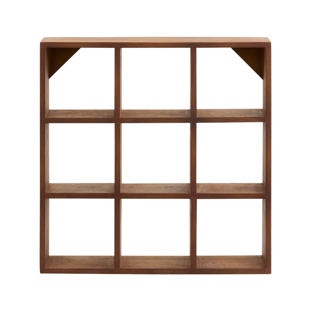 Billede af Nordal Edgy Ossa Kophylde Small 40x40 cm - Lakeret Mangotræ