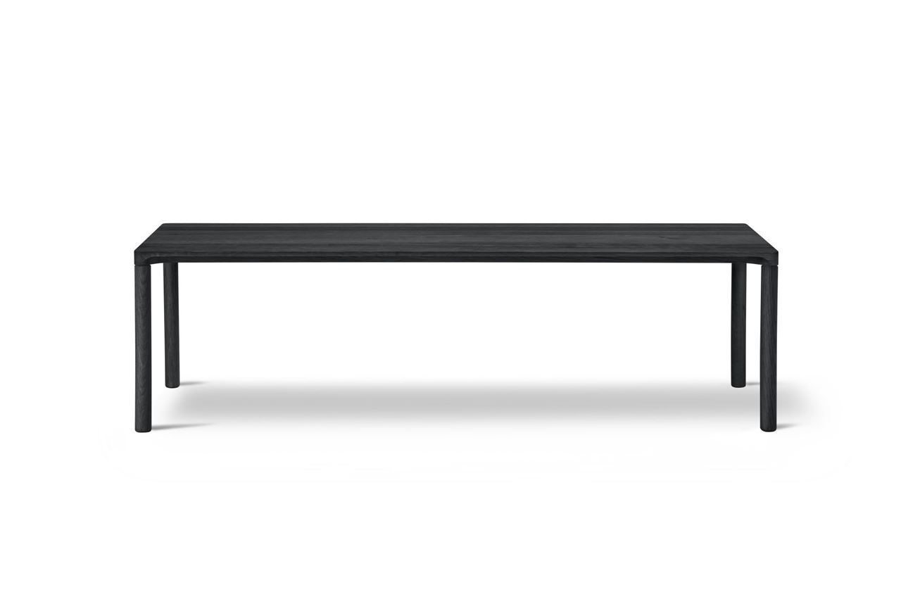 Billede af Fredericia Furniture 6715 Piloti Sofabord 120x39x35 cm - Sortlakeret Eg