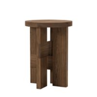 Billede af Thorup Copenhagen Mio Stool & Sidetable H: 44 cm - Stained Oak